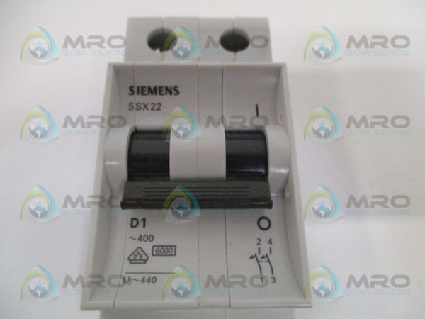 SIEMENS 5SX2201-8 CIRCUIT BREAKER 1A  UNMP