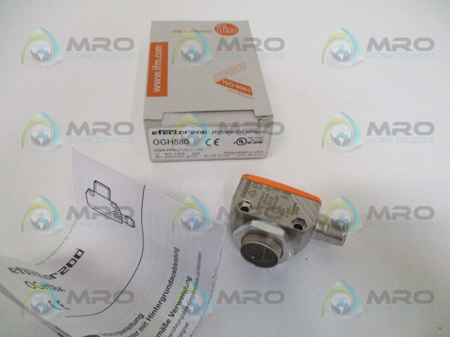 IFM EFECTOR OGH580 DIFFUSE REFLECTION SENSOR *NEW IN BOX*
