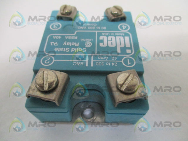 IDEC RSSA40A SOLID STATE RELAY 90-280VAC *USED*