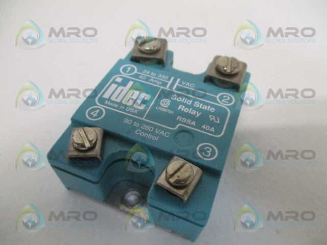 IDEC RSSA40A SOLID STATE RELAY 90-280VAC *USED*