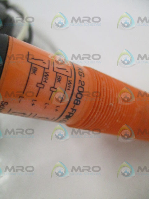 IFM EFECTOR KG5010 KG-2008-FRKG CAPACITIVE SENSOR *USED*