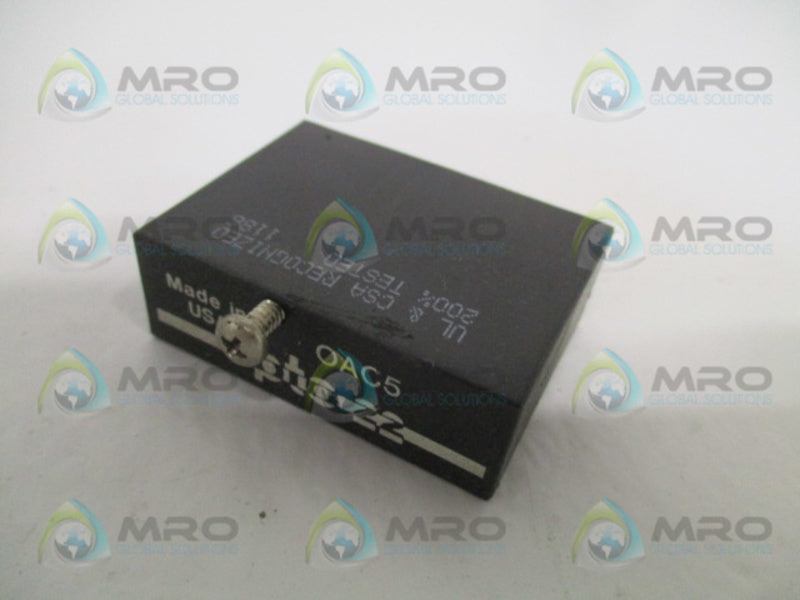 OPTO 22 OAC5 OUTPUT MODULE * USED *