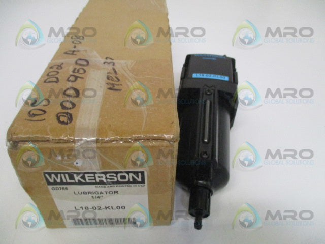 WILKERSON L18-02-KL00 LUBRICATOR 1/4" *NEW IN BOX*