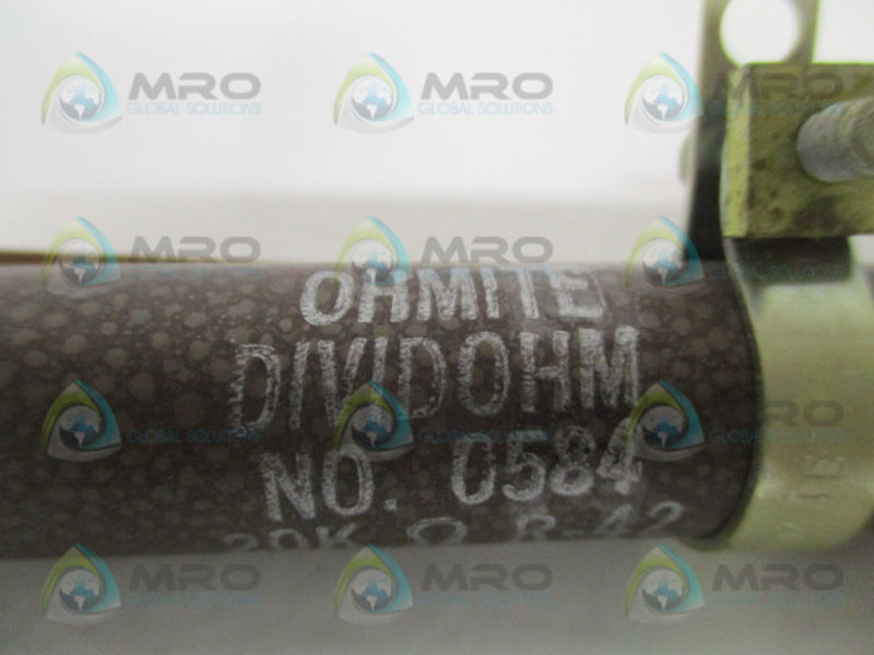 OHMITE 0584 RESISTOR 20,000 OHMS *NEW NO BOX*