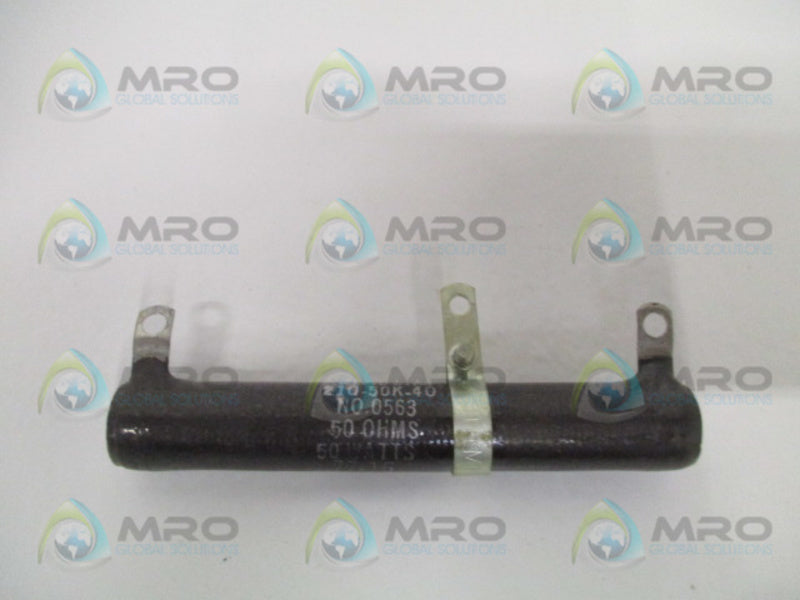 OHMITE 0563 210-50K-40 RESISTOR 50 OHMS *NEW NO BOX*