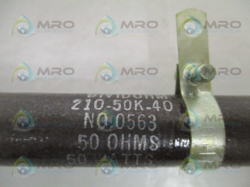 OHMITE 0563 210-50K-40 RESISTOR 50 OHMS *NEW NO BOX*