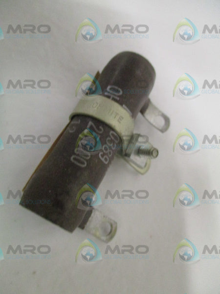 OHMITE 0389 RESISTOR 25,000 OHMS *NEW NO BOX*