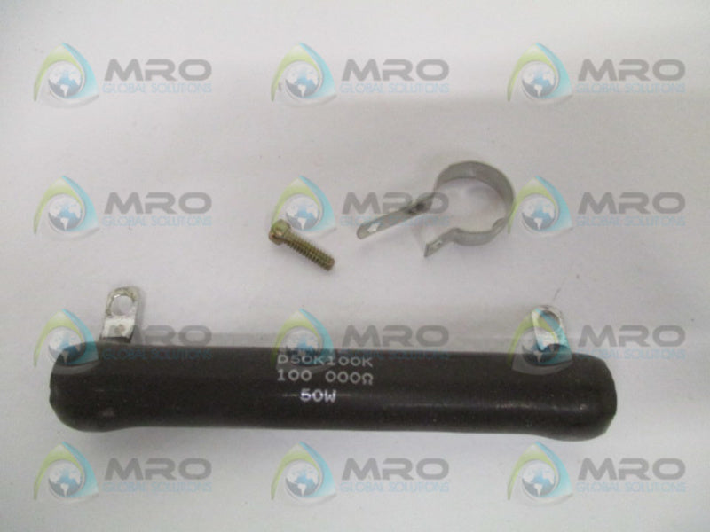 OHMITE D50K100K RESISTOR 100,000 OHMS *NEW IN BOX*