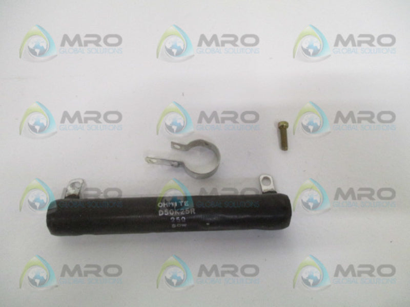 OHMITE D50K25R RESISTOR 25 OHMS *NEW IN BOX*