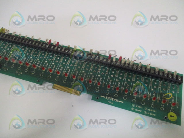 OPTO 22 PB24 24-CHANNEL I/O MODULE MOUNTING RACK *USED*