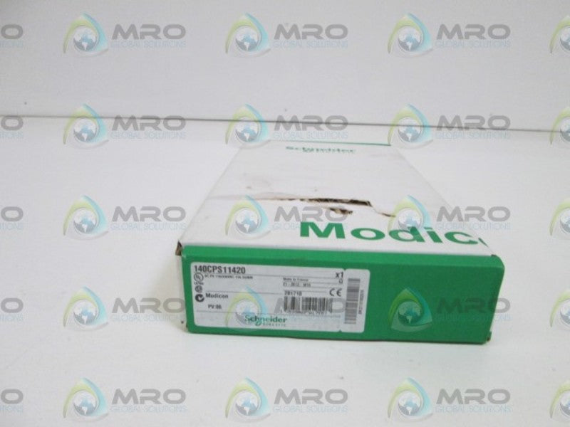 SCHNEIDER 140CPS11420 POWER SUPPLY * FACTORY SEALED *
