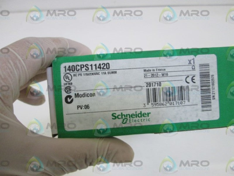 SCHNEIDER 140CPS11420 POWER SUPPLY * FACTORY SEALED *