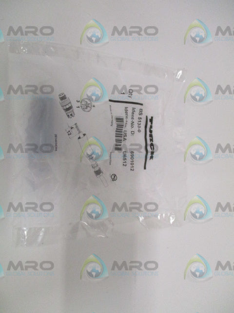 TURCK BS5133-0 CIRCULAR CONNECTOR * NEW IN FACTORY BAG *
