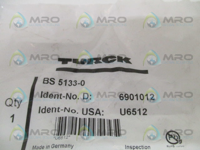 TURCK BS5133-0 CIRCULAR CONNECTOR * NEW IN FACTORY BAG *