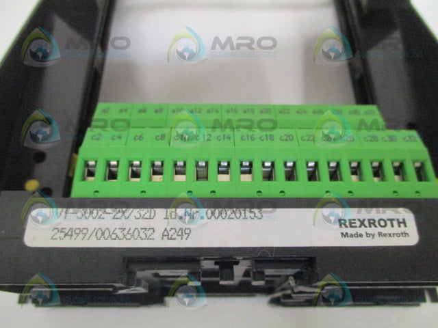 REXROTH VT-3002-2X/32D AMPLIFIER CARD HOLDER *USED*