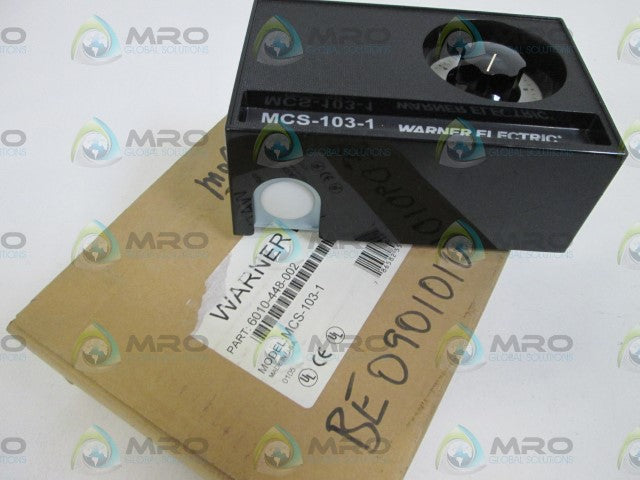 WARNER ELECTRIC CONTROL MODULE MSC-103-1 *NEW IN BOX*