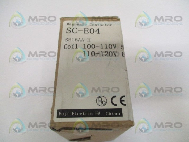 FUJI ELECTRIC SE16AA-H MAGNETIC CONTACTOR 100-110/110-120V *NEW IN BOX*