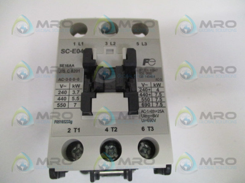 FUJI ELECTRIC SE16AA-H MAGNETIC CONTACTOR 100-110/110-120V *NEW IN BOX*