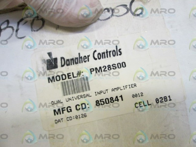 DANAHER SUPPLY INPUT AMPLIFIER PM28S00  NSMP