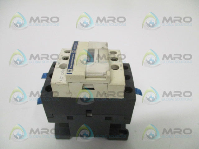 TELEMECANIQUE LC1D09G7 CONTACTOR 120V (AS PICTURED) *USED*