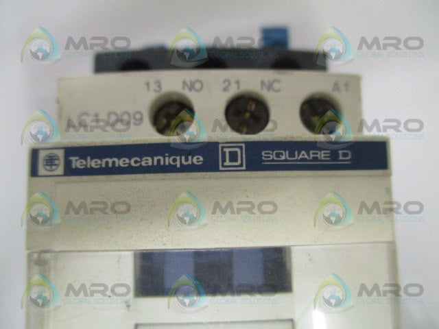 TELEMECANIQUE LC1D09G7 CONTACTOR 120V (AS PICTURED) *USED*