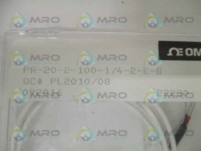 OMEGA PR-20-2-100-1/4-2-E-G SHORT RTD PROBE *NEW IN ORIGINAL PACKAGE*