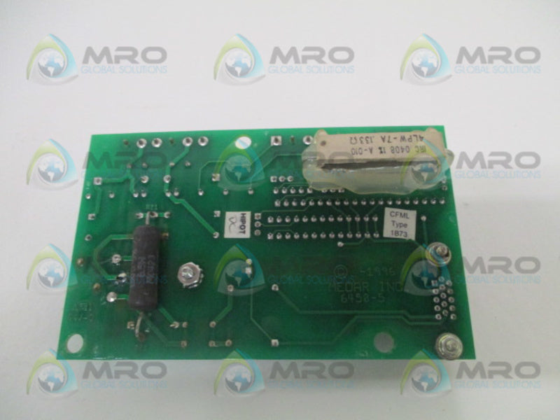 MEDAR 900-6454-5M2 COMMUNICATION BOARD *USED*