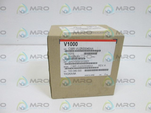 YASKAWA DRIVE CIMR-VU2A0004BAA *NEW IN BOX*