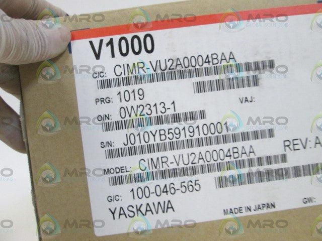 YASKAWA DRIVE CIMR-VU2A0004BAA *NEW IN BOX*