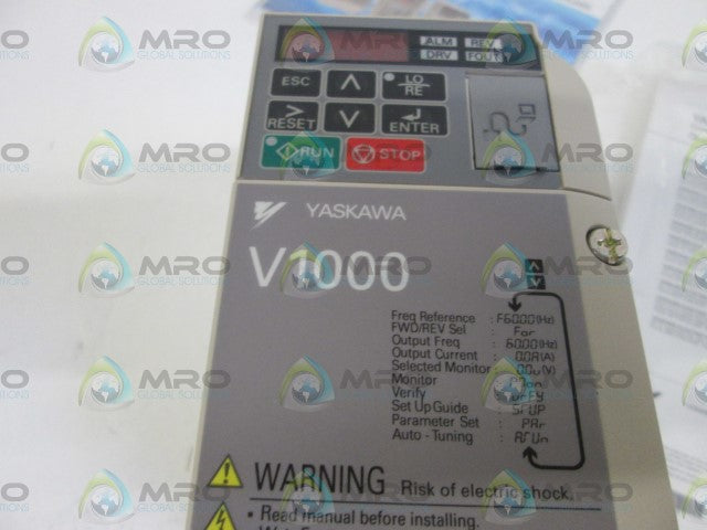 YASKAWA DRIVE CIMR-VU2A0004BAA *NEW IN BOX*