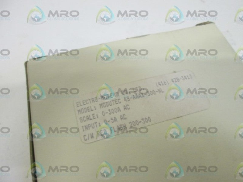 ELECTRO-METER 4S-AAAX-300-NL 0-300A NSMP