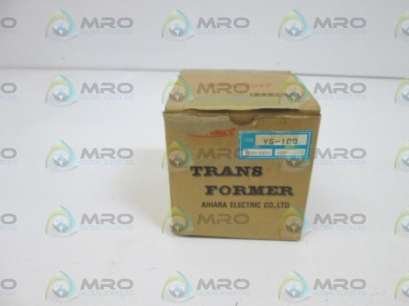 CONTER / AIHARA ELECTRIC TRANSFORMER 200V-220V YS-100  NSMP