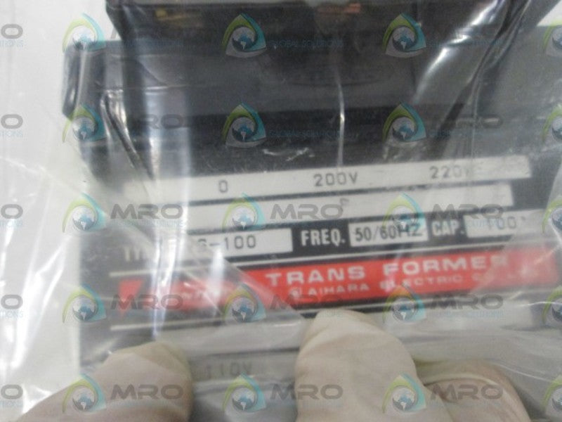 CONTER / AIHARA ELECTRIC TRANSFORMER 200V-220V YS-100  NSMP