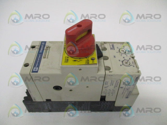 TELEMECANIQUE LD4-LC030 w/ LB1-LC03M07 MOTOR STARTER 100V *USED*