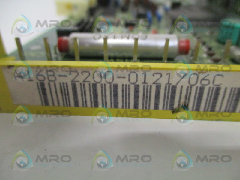 FANUC A16B-2200-0121/06C PROCESS CONTROL CARD BASE  UNMP