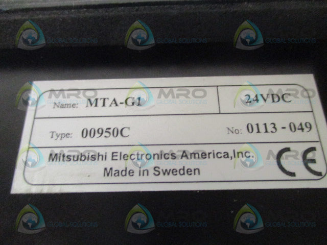 MITSUBISHI MTA-G1 00950C OPERATOR INTERFACE PANEL *USED*