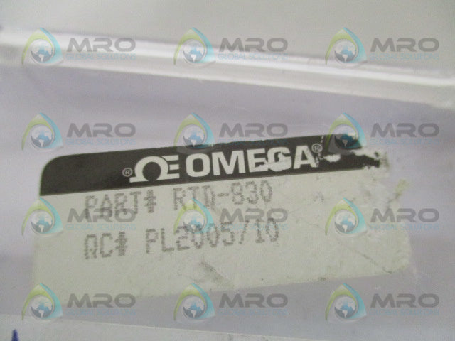 OMEGA RTD-830 TEMPERATURE SENSOR *NEW IN ORIGINAL PACKAGE*