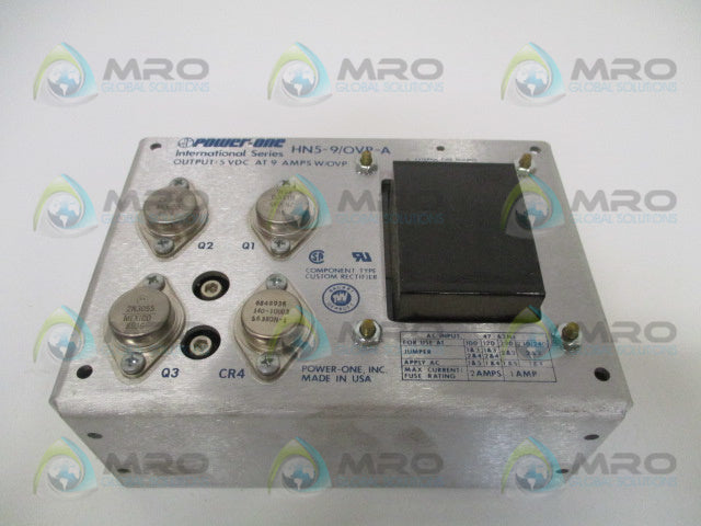 POWER-ONE HN5-9/OVP-A POWER SUPPLY 5VDC *USED*