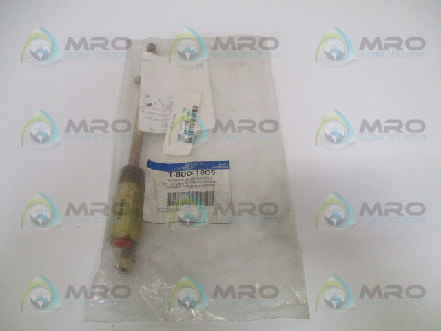 JOHNSON CONTROLS T-800-1605 SINGLE BULB BRASS WELL *NEW IN FACTORY BAG*