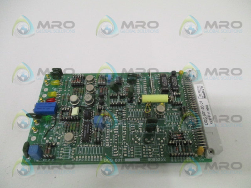 INDUSTRIAL MRO DCS-601-03-01 8095252 CARD MODULE *NEW NO BOX*