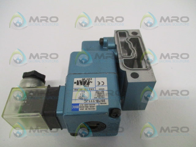 MAC 257B-111JC SOLENOID VALVE *NEW NO BOX*
