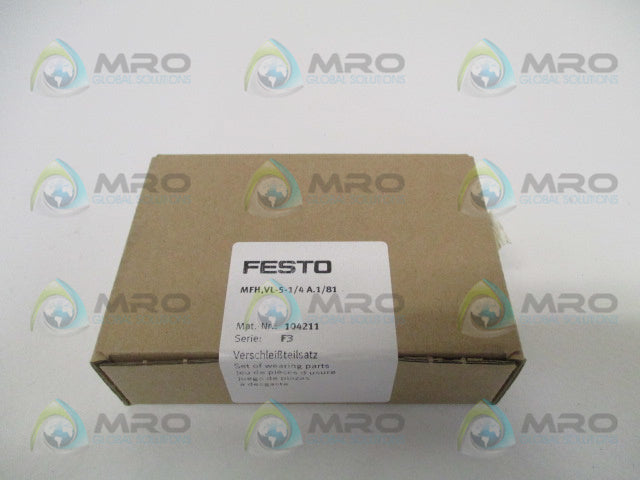 FESTO MFH,VL-5-1/4A.1/81 REPAIR KIT * FACTORY SEALED *