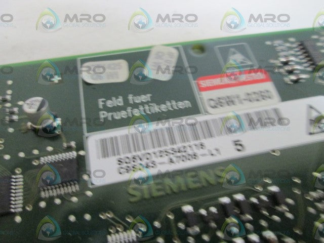 SIEMENS TERMINAL BOARD 6RX1700-0AK00 *NEW IN BOX*
