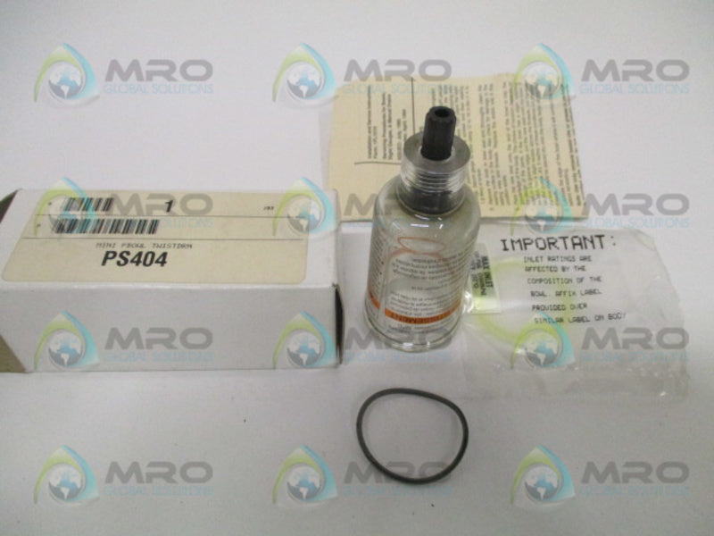 PARKER PS404 MINI PNEUMATIC BOWL TWIST DRAIN *NEW IN BOX*