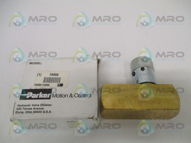 PARKER F800B-11CL HYDRUALIC FLOW CONTROL VALVE *NEW IN BOX*