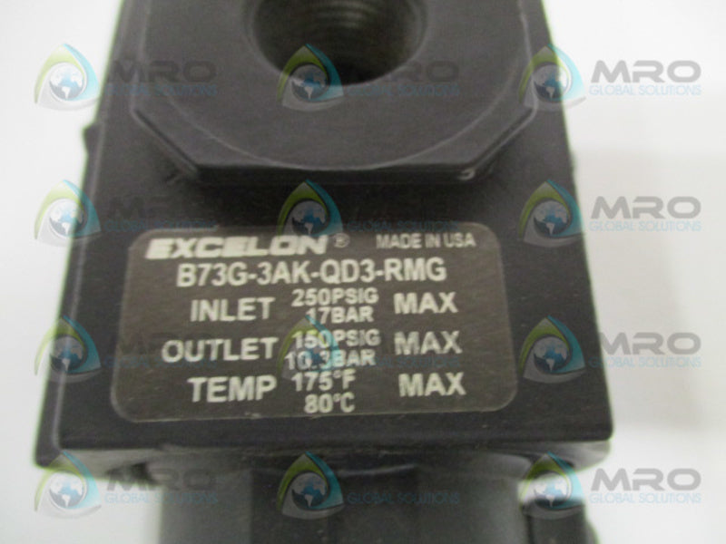NORGREN B73G-3AK-QD3-RMG PNEUMATIC FILTER REGULATOR *NEW NO BOX*
