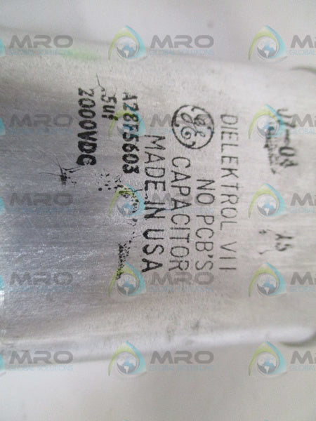 GENERAL ELECTRIC A28F5603 CAPACITOR 2000VDC *USED*