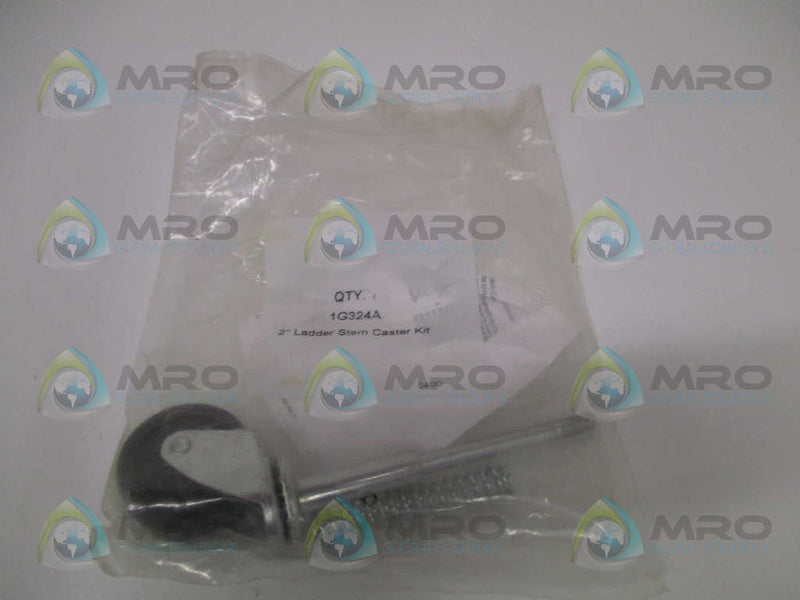 INDUSTRIAL MRO 1G324A LADDER STEM CASTER KIT 2" * NEW IN FACTORY BAG *