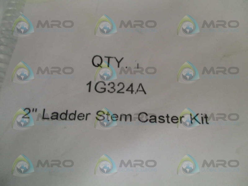 INDUSTRIAL MRO 1G324A LADDER STEM CASTER KIT 2" * NEW IN FACTORY BAG *