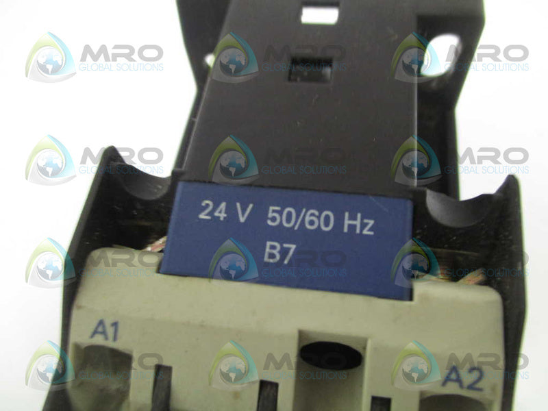 TELEMECANIQUE LC1D1210B7 CONTACTOR 24V *USED*